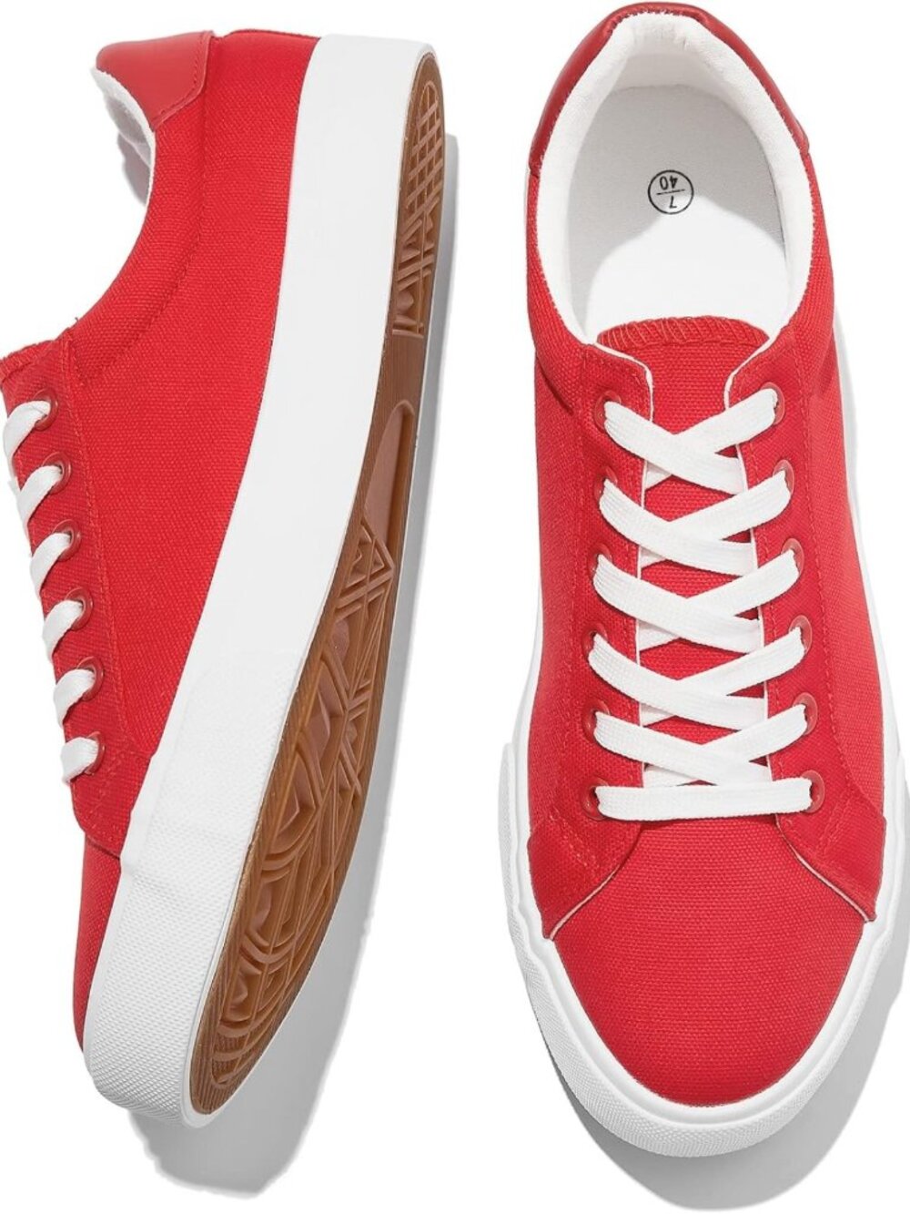 Stylish White Canvas Sneakers for Men | Comfortable Tennis Shoes for Everyday